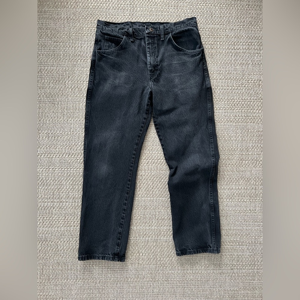 Vintage Rustler Jeans, Black, Size 34